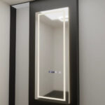 Oglinda LED Rectangulara, 60x150cm, Alessia Senzor Radar Marcello, Sistem Dezaburire, Ceas & Termometru, Dimabila, Dressing Couture - imagine 4