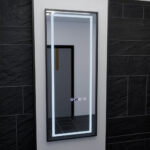Oglinda LED Rectangula, 60x150cm, Bianca Senzor Radar Marcello, Sistem Dezaburire, Ceas & Termometru, Dimabila, Dressing Couture - imagine 5