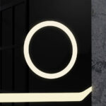 Oglinda LED Rectangulara, 80x60cm, Definition MotionGlow Marcello, Sistem Dezaburire, Ceas & Termometru, Lupa Cosmetica, Dimabila - imagine 4