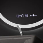 Oglinda LED Rotunda, 80cm, Celeste MotionGlow Marcello, Sistem Dezaburire, Ceas & Termometru, Dimabila - imagine 3