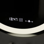 Oglinda LED Senzor MotionGlow Circollo Sistem Dezaburire Termometru si Ceas Rotunda Diametru 60 cm Lumina Rece/Calda/Neutra Dimabila Colectia Marcello Funghi - imagine 3