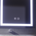 Oglinda LED Touch cu Functie Dezaburire, 80x50cm - imagine 4
