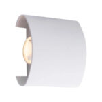 Fantas Aplica LED de Exterior si Interior, 2 Surse x 1W, IP65, Metalic, Alb, 3000K - imagine 3