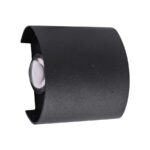Fantas Aplica LED de Exterior si Interior, 2 Surse x 1W, IP65, Metalic, Negru, 3000K - imagine 5