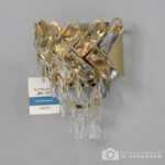 Aplica Cristal Josephine 2x E14 Auriu