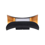 Aplica Exterior Ucrus, 12W, Negru cu Auriu, 3000K - imagine 3