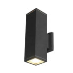 Aplica Exterior Vali, 2*GU10, Negru, Metal si Sticla - imagine 5