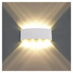 Fantas Aplica LED Interior/Exterior, 8 Surse x 1W, IP65, Alb, 3000K