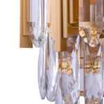 Aplica Hanna, 2*E27, Auriu, Metal si Cristal - imagine 4