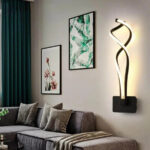 Aplica LED Aubrie, 40W, Negru cu Alb, Lumina Rece/Calda/Neutra - imagine 4