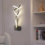 Aplica LED Aubrie, 40W, Negru cu Alb, Lumina Rece/Calda/Neutra - imagine 5