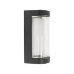 Aplica LED de Exterior Han, 12W, Metal, Negru - imagine 4