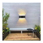 Fantas Aplica LED de Exterior si Interior, 8 Surse x 1W, IP65, Metalic, Negru, 3000K - imagine 5