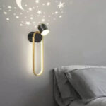 Aplica LED Hayden 20W Negru Auriu