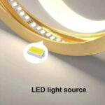 Aplica LED Hayden 20W Negru Auriu - imagine 4