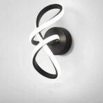 Aplica LED Isaura 23W Alb Negru - imagine 5