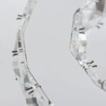 Lustra LED cu cristal MAJORA 8W, Diametru 20cm, lumina Rece/Calda/Neutra, Crom Lucios - imagine 4