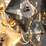 Aplica Zarina 2*E14, Metal si Cristal, Auriu - imagine 5