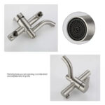 Baterie Baie, Inox SUS304, Satinat, N/LY0C1 - imagine 5