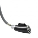 Baterie Bucatarie cu Dus Extractibil, Alama Sanitara, Crom, W059 - imagine 3