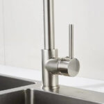 Baterie Bucatarie cu Dus Extractibil, Inox si Alama Crom, YD/101 - imagine 5