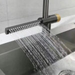 Baterie Bucatarie cu Dus Extractibil Inox Gri Cu Functie Cascada YB1500N - imagine 5