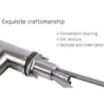 Baterie Bucatarie cu Dus Extractibil, Inox SUS304, Satinat, CF018 - imagine 3