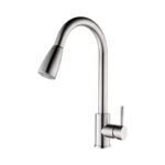 Baterie Bucatarie cu Dus Extractibil, Inox SUS304, Satinat, CF018 - imagine 4