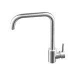 Baterie Bucatarie Monocomanda Pipa Pivotanta Cartus Ceramic Inox Satinat Racorduri Kit Fixare Incluse CF002 - imagine 5