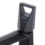 Baterie Lavoar Monocomanda Cartus Ceramic Alama Sanitara Negru Satin Racorduri si Kit Fixare Incluse 10107H - imagine 3