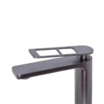 Baterie Lavoar Monocomanda Cartus Ceramic Alama Sanitara Gri Satin Racorduri si Kit Fixare Incluse 9707N - imagine 3