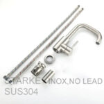 Baterie Lavoar, Inox SUS304, Satinat, MP007 - imagine 4