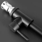 Baterie Lavoar cu Pipa Rotativa, Negru, Inox SUS304, LY008C - imagine 3