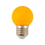 Bec LED, E27, 2W, Portocaliu