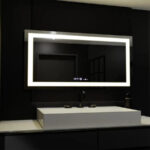 Oglinda LED Rectangulara, 160x80cm, Verite MotionGlow Marcello, Sistem Dezaburire, Ceas & Termometru, Dimabila - imagine 4