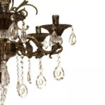 Candelabru Cristal SANSSOUCI Magno, 6xE14, Diametru 60cm, Alama Antichizata - imagine 3