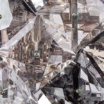 Candelabru Cristal Heja 5x E27 Argintiu - imagine 3