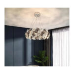 Candelabru Cristal Heja 5x E27 Argintiu - imagine 4