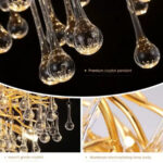 Candelabru Cristal Muhammad 10x G9 Diametru 80cm Auriu - imagine 4