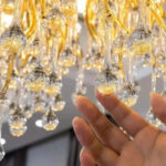Candelabru Cristal Muhammad 10x G9 Diametru 80cm Auriu - imagine 5