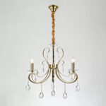 Candelabru Gustavo 3x E14 Auriu