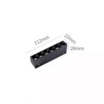 Grila LED Magnetica, Fixa, 6W, Lumina Neutra, Incastrata, Negru - imagine 3