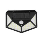Lampa Solara cu Senzor de Miscare, 100 LED-uri, IP.65, Negru