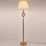 Lampadar Brixton 1x E27 Auriu