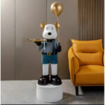 Lampadar LED Luxurious din Rasina Multicolor