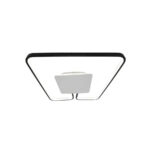 Lustra LED cu telecomanda ANKA 106W, lumina Calda/Neutra, Dimabila, Negru - imagine 3