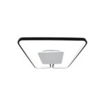 Lustra LED cu telecomanda ANKA 106W, lumina Calda/Neutra, Dimabila, Negru - imagine 4