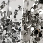 Lustra Cain 3x G9 Argintiu - imagine 3