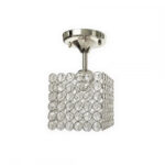 Lustra Catrina, 1*E27, Crom, Metal si Cristal