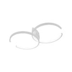 Lustra LED cu telecomanda NOAH 64W, 2 Elemente, lumina Rece/Calda/Neutra, Dimabila, Alb - imagine 4